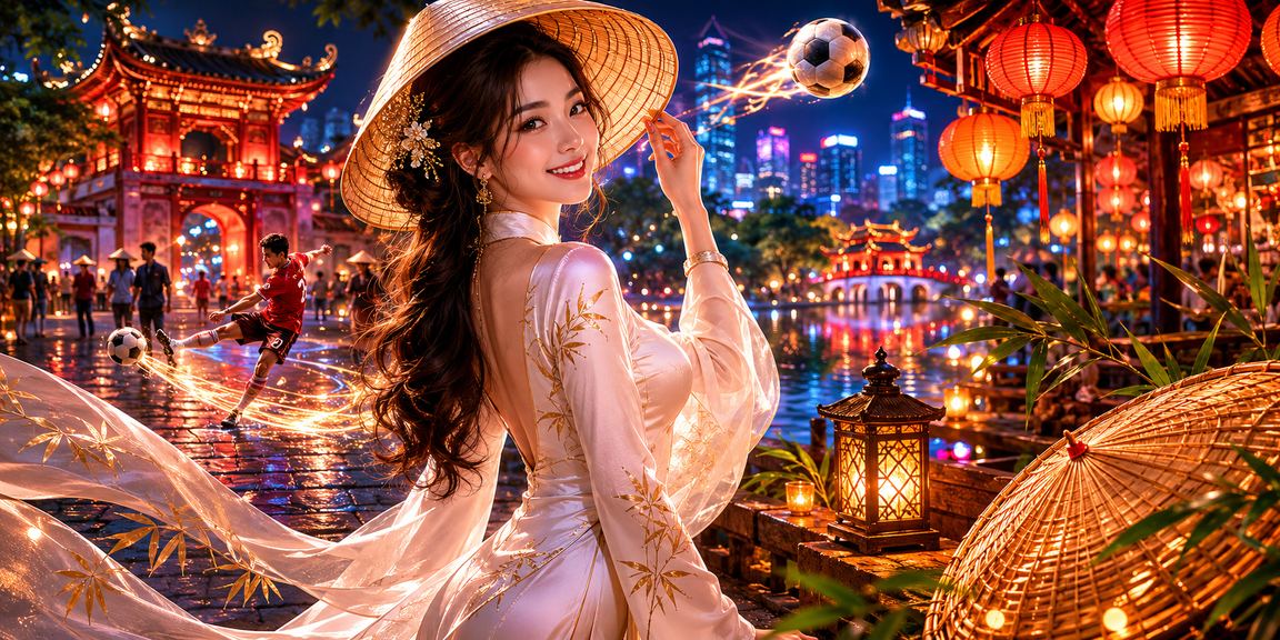Người dùng Hà Nội tham gia cá cược thể thao qua điện thoại di động với nón lá truyền thống
