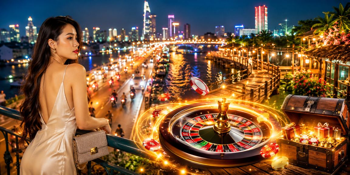 Khách hàng trải nghiệm trò chơi roulette trên nền tảng 999win tại thành phố Hồ Chí Minh