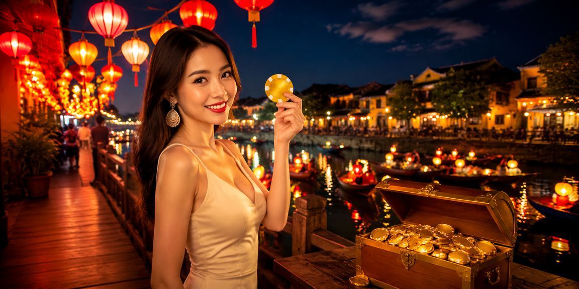 Không khí sôi động tại chợ đêm Hội An – nơi người dùng tìm hiểu thông tin cá cược thể thao trực tuyến